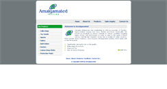 Desktop Screenshot of amalgamated-textiles.com